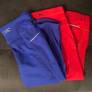Bundle of “Athleta” knee length workout pants!
